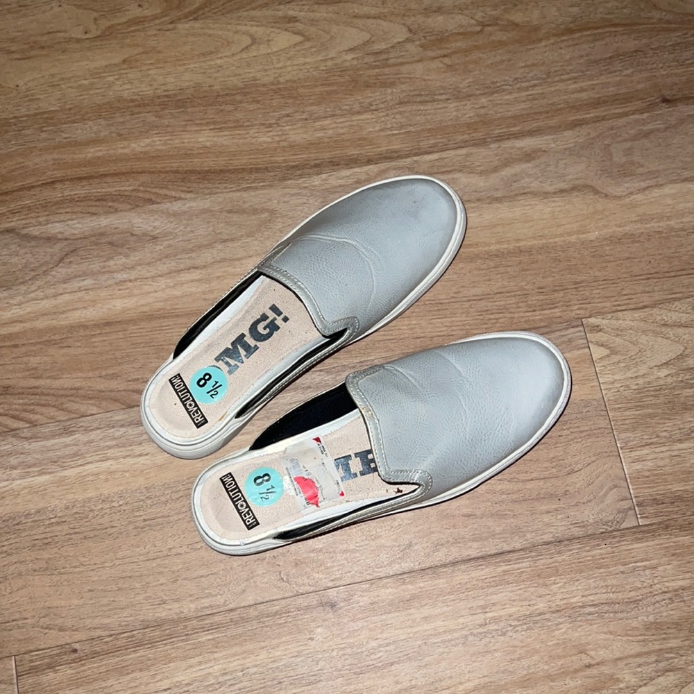 Metallic Slip Ons